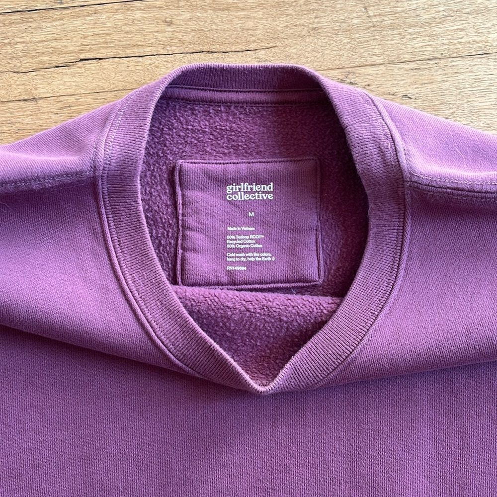 Girlfriend Collective 50/50 Classic Crewneck Sweatshirt
